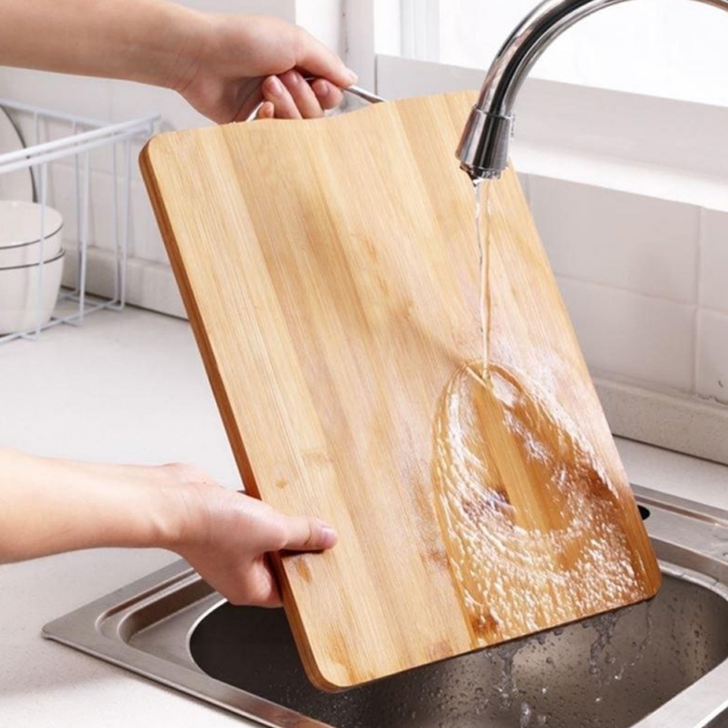 Large wooden cutting board for kitchen, multi-purpose Large wooden cutting board for kitchen, multi-purpose
